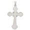 Sterling Silver Cross Pendant Religious Jewelry 54mm x 29.9mm